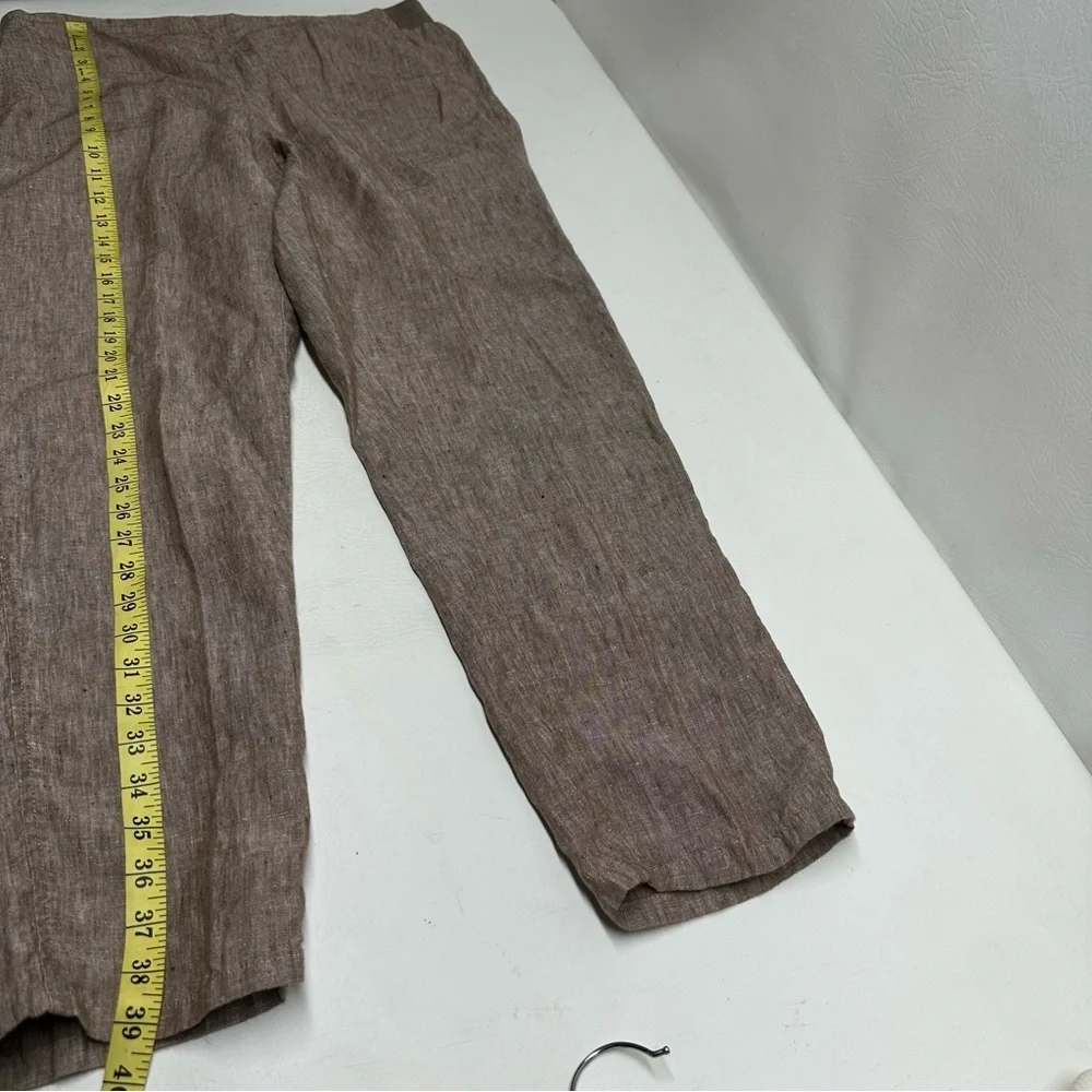 J.Jill women’s linen Brown Pants size M